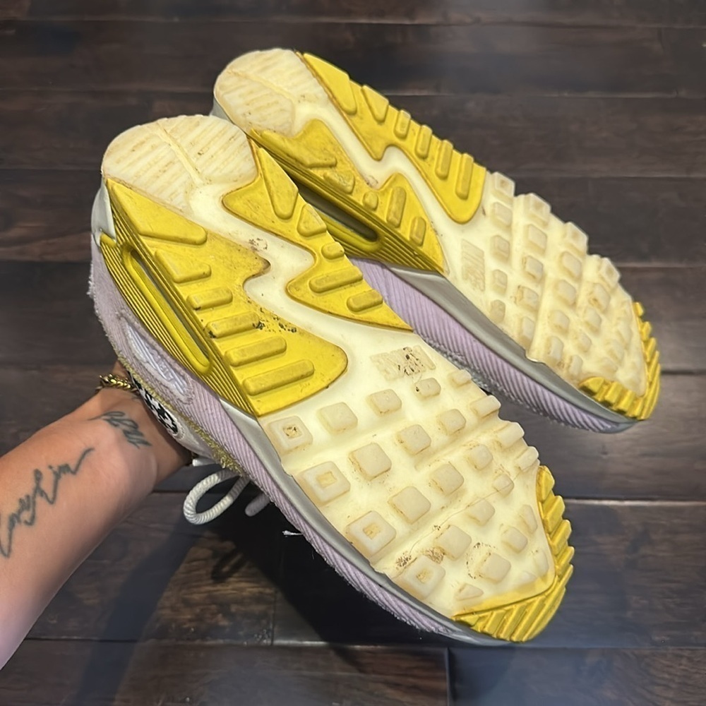 Nike air max 90 patchwork sneakers size 7 - Picture 3 of 6